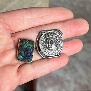 Vintage Broken Cufflinks for Crafting